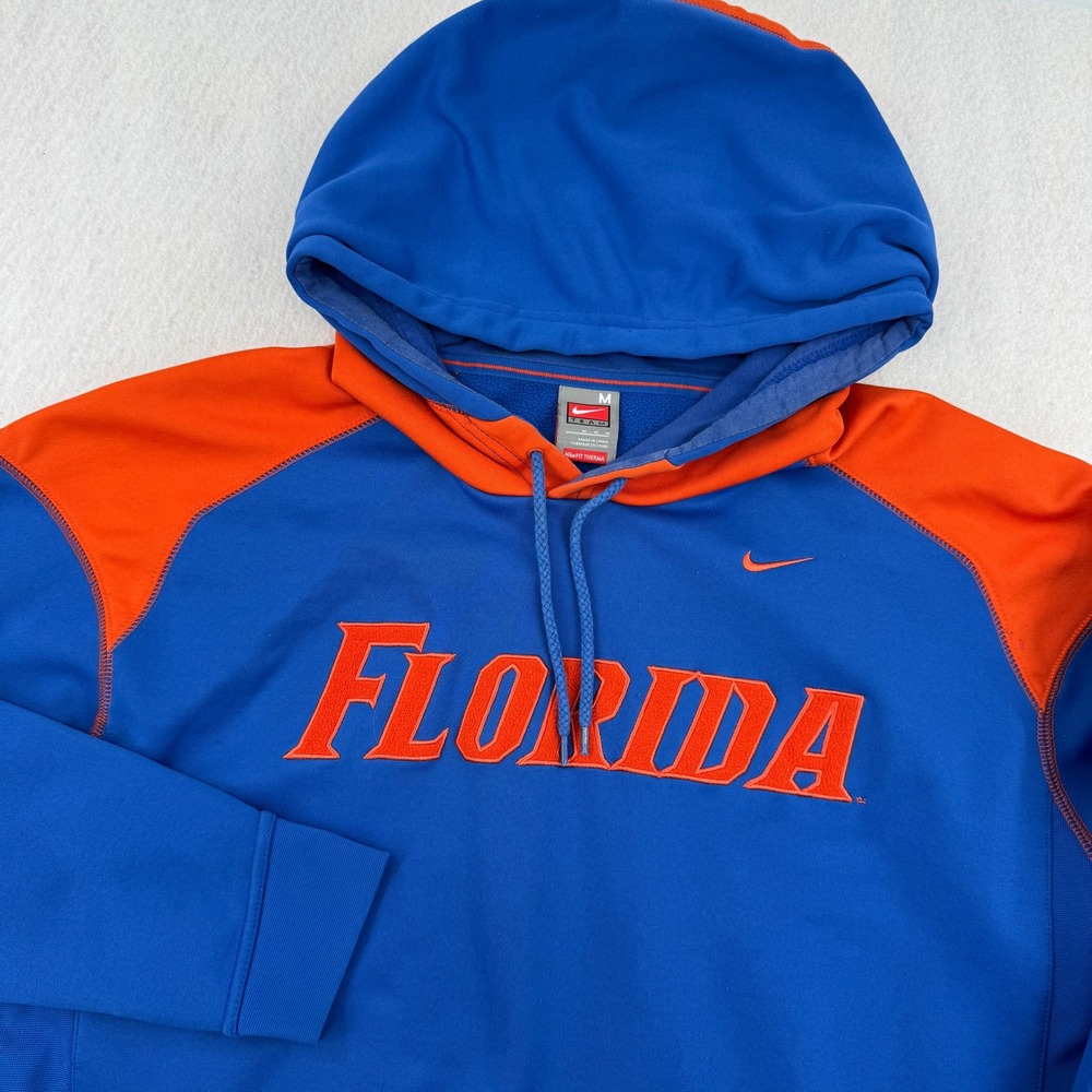 Vintage Y2K Nike Team Florida Gators Therma-FIT Hoodie Men M Pullover Sweatshirt
